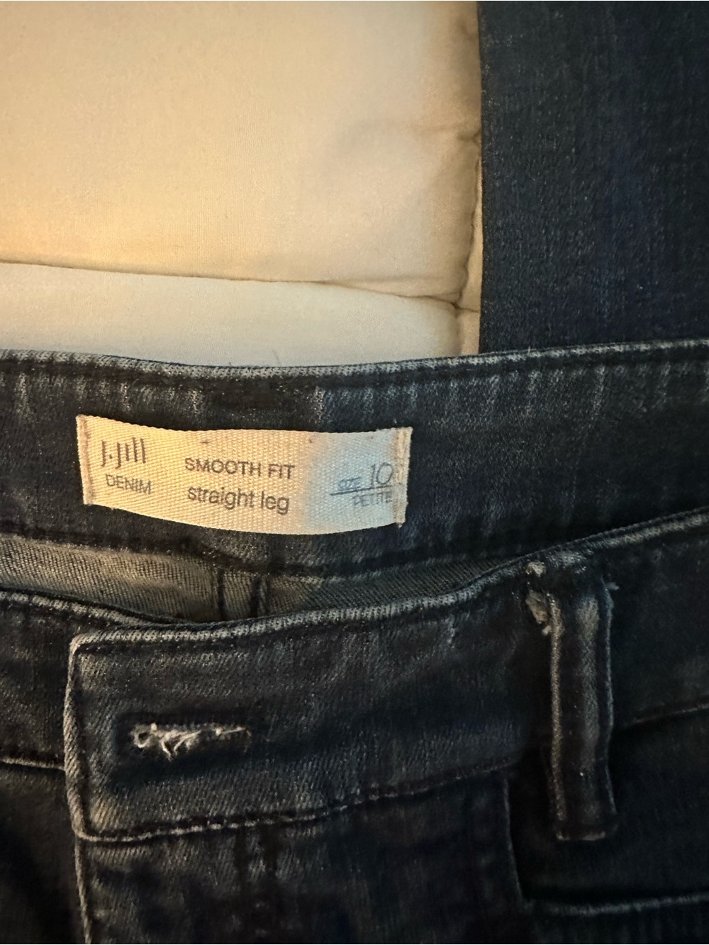J. Jill Dark Wash Straight Leg Jeans